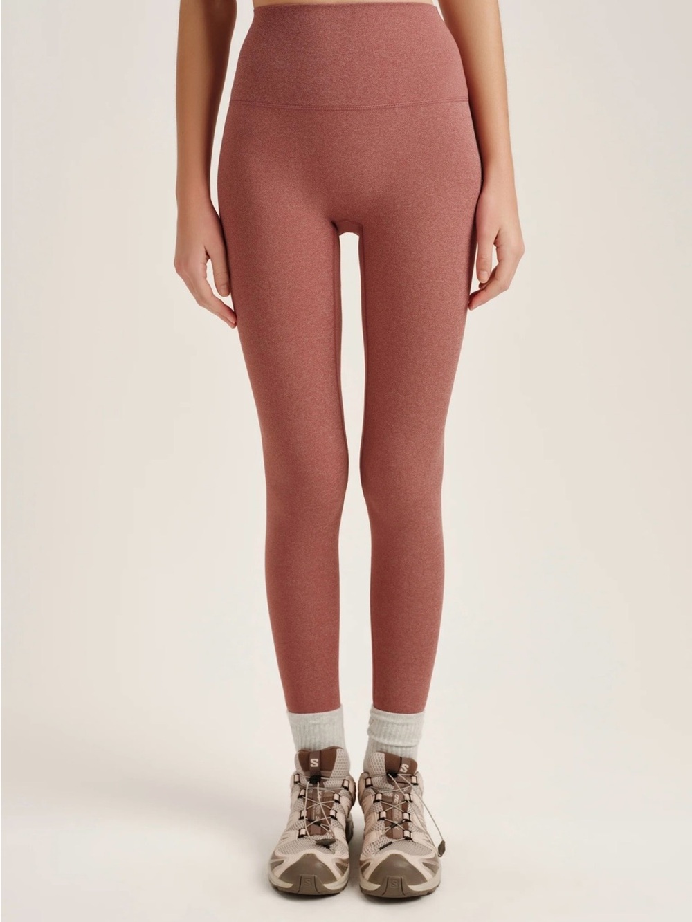 SET Active SPORTBODY Sporty High Rise Legging - SEPIA